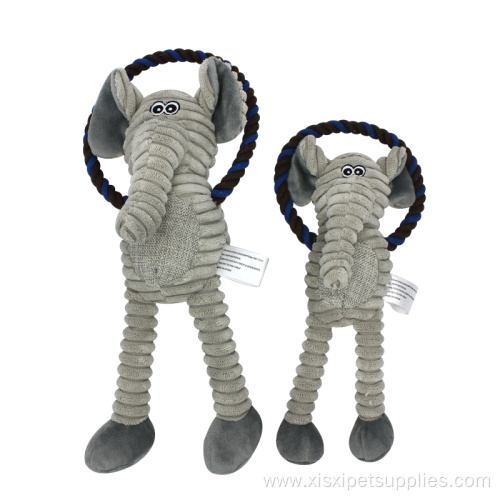 Cotton Knotted Rope Super Cute Dog Plush Toy